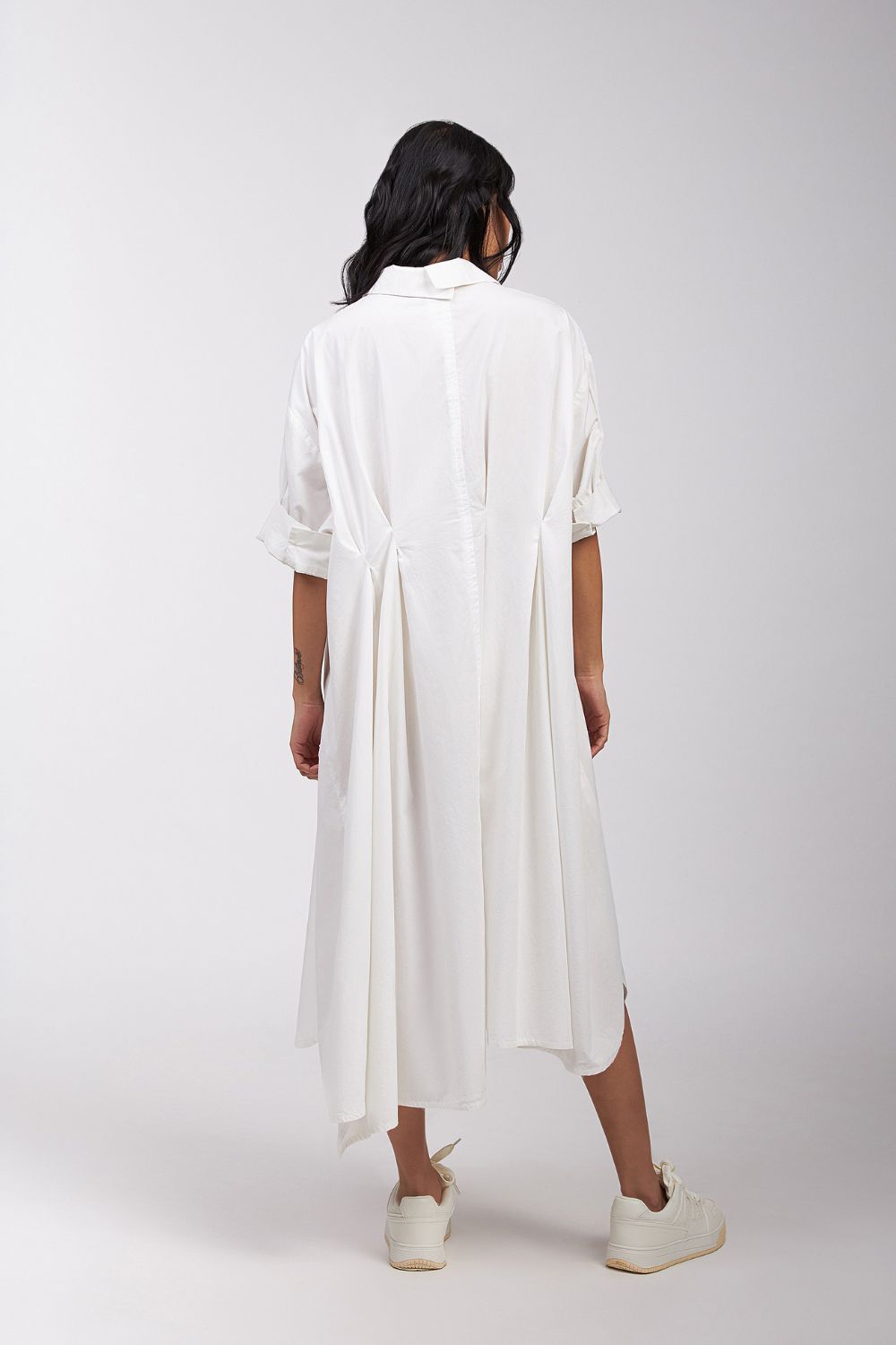 SHIRT WITH LAYERED PANELS