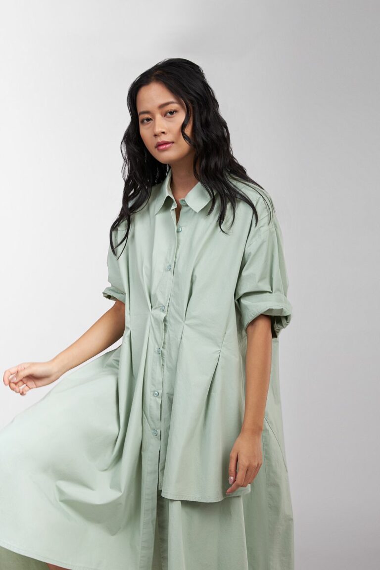 SHIRT WITH LAYERED PANELS