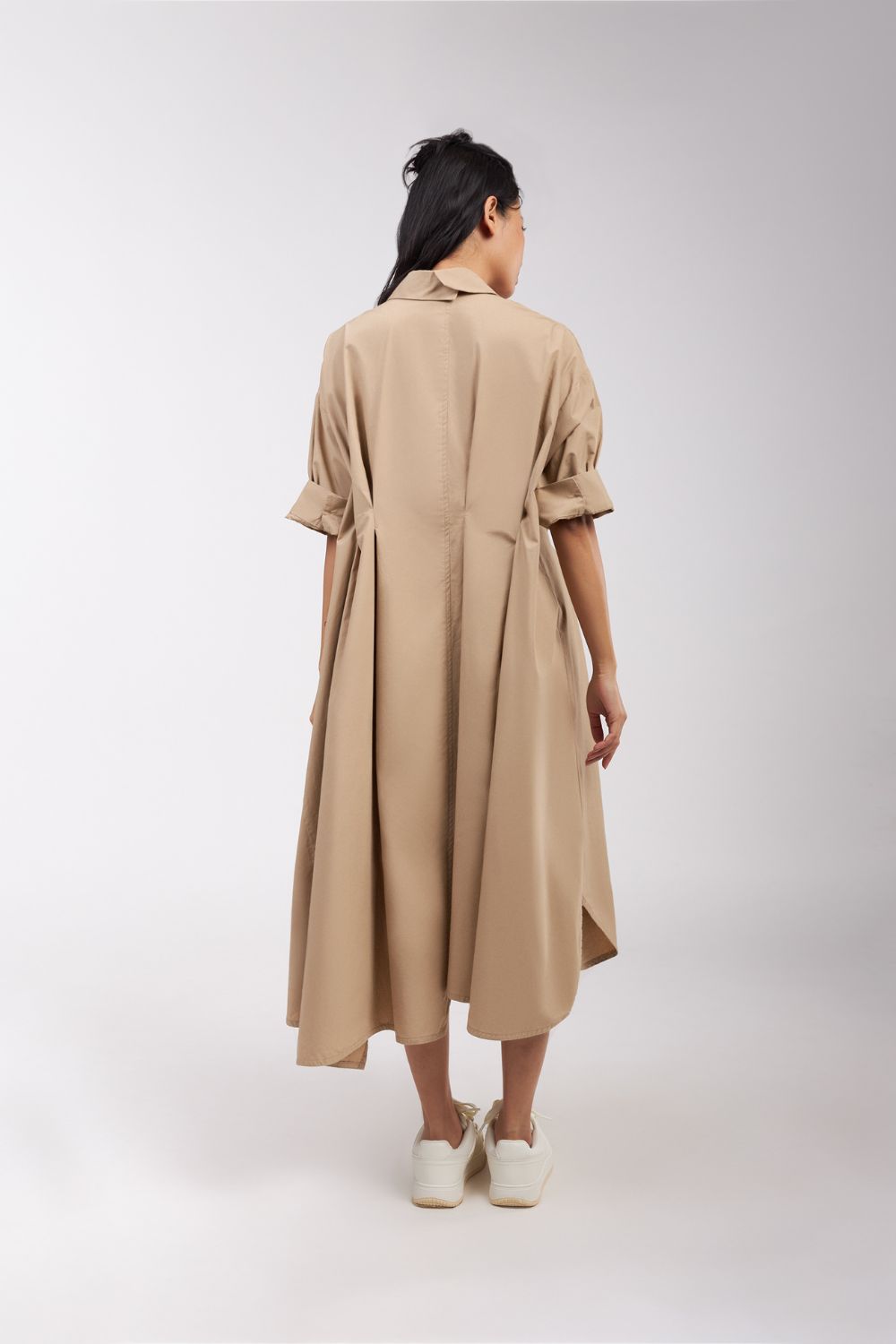 SHIRT WITH LAYERED PANELS