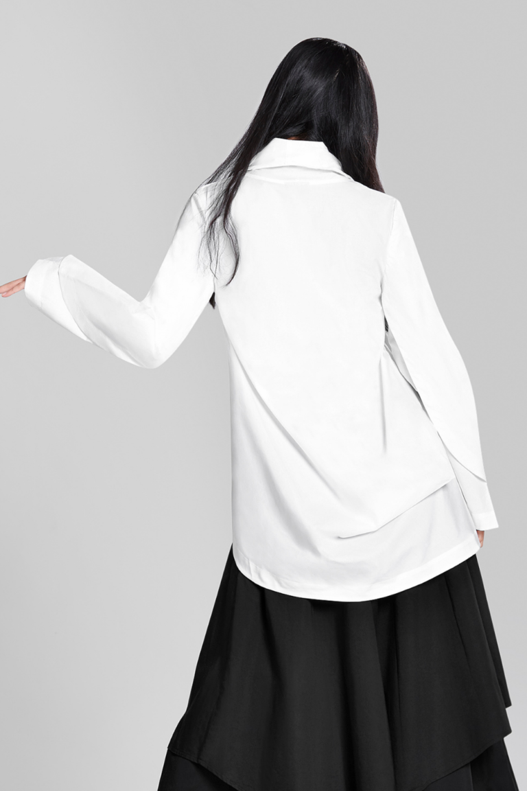 TOP WITH COWL NECK