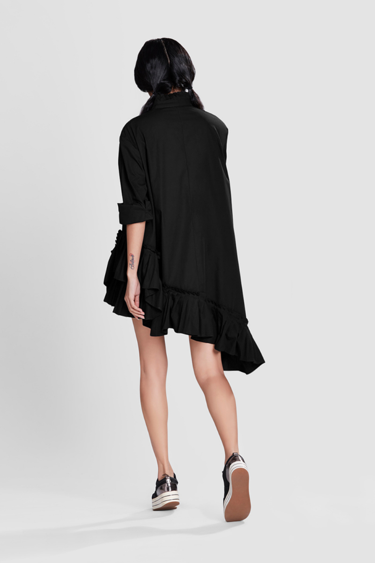 SHIRT WITH DECONSTRUCTED PLEATS