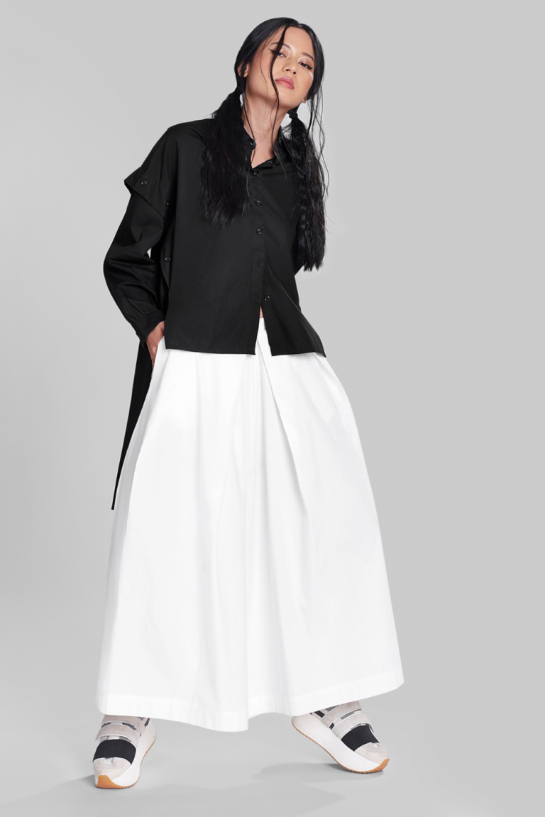 PANTS WITH FRONT PLEAT