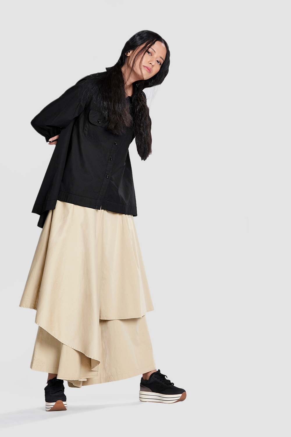 SHIRT SHORT FRONT LONG BACK