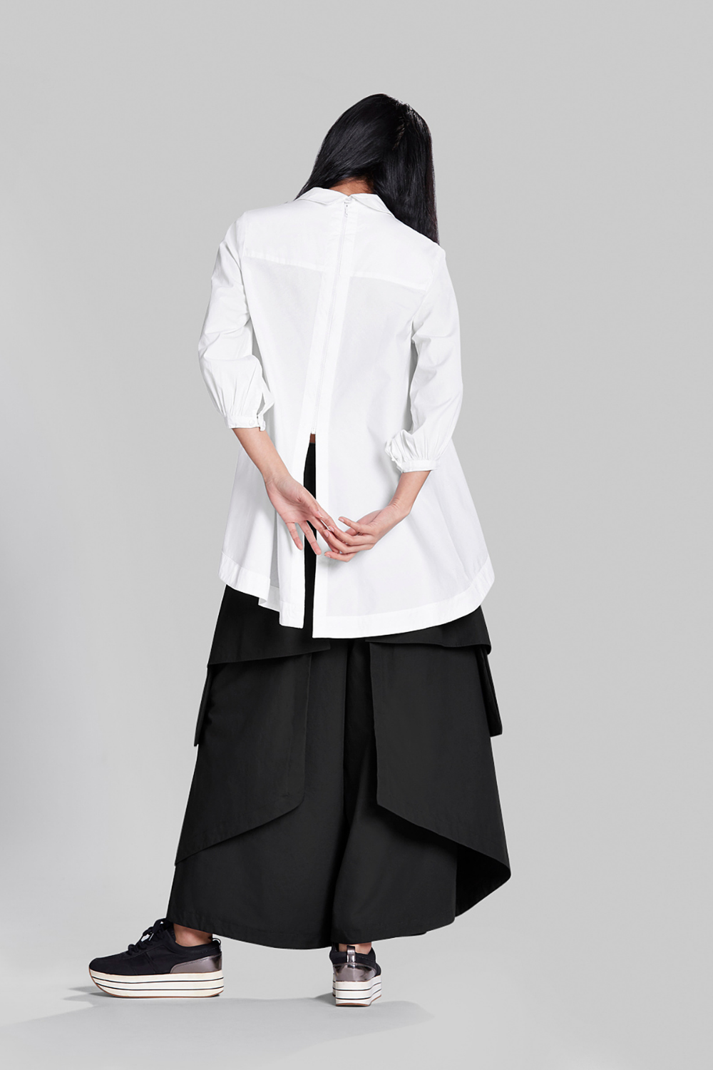 SHIRT SHORT FRONT LONG BACK