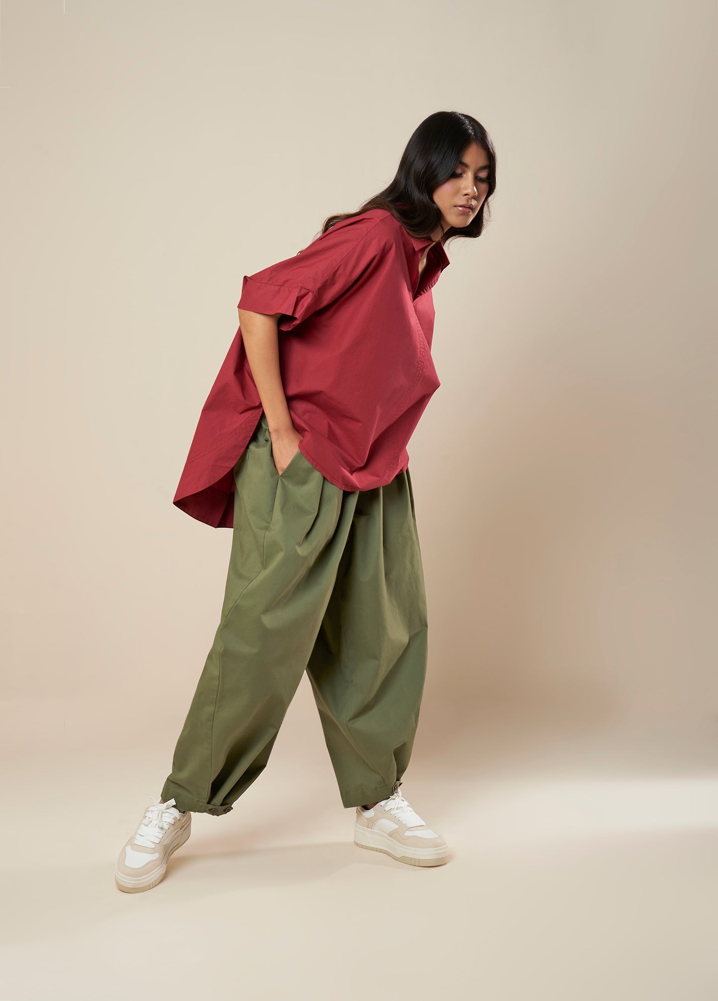 TOP WITH SHORT FRONT AND LONG BACK