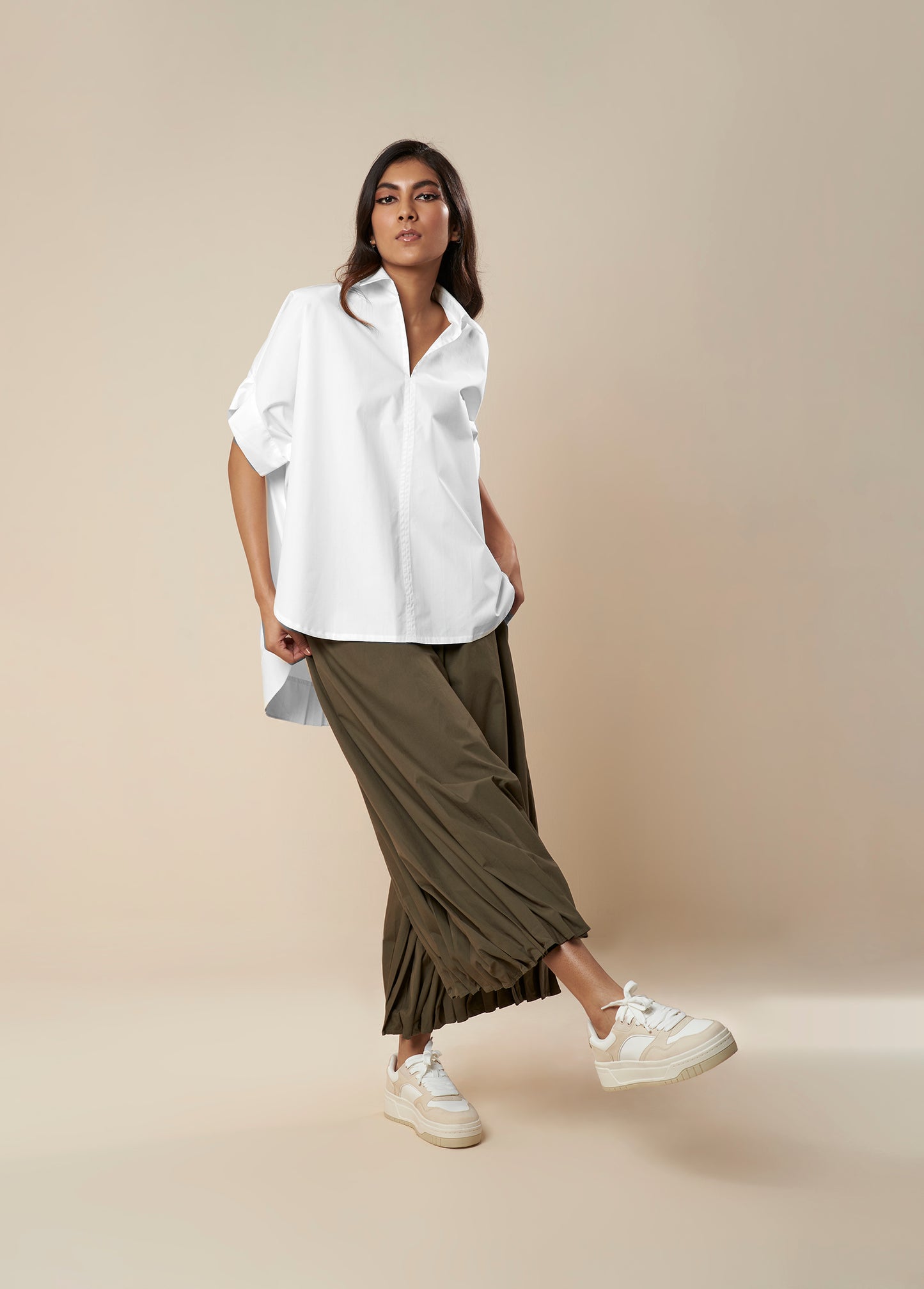 TOP WITH SHORT FRONT AND LONG BACK