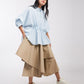 LAYERED CULOTTES WITH ASYMMETRICAL PANELS