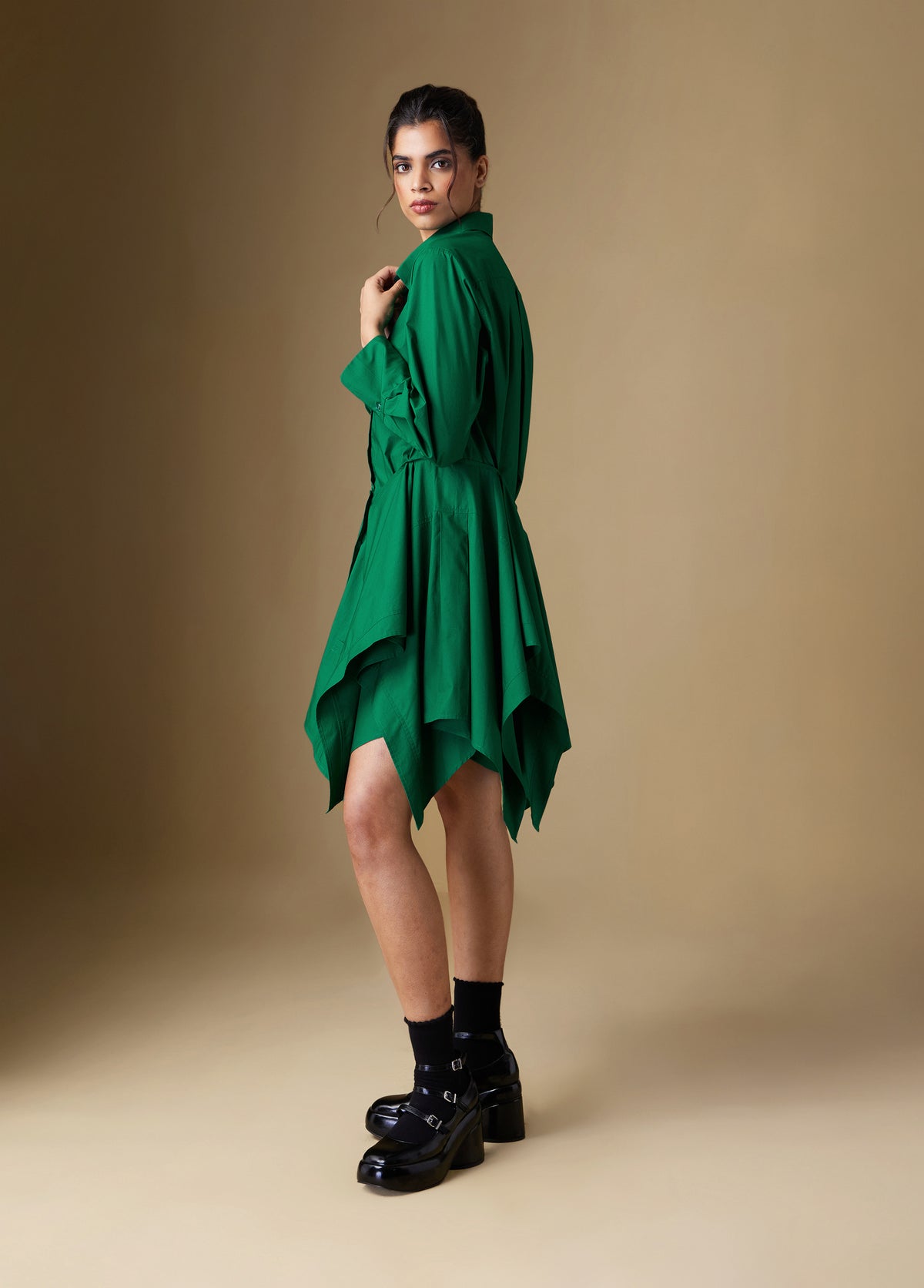 The Double Take Shirt Dress