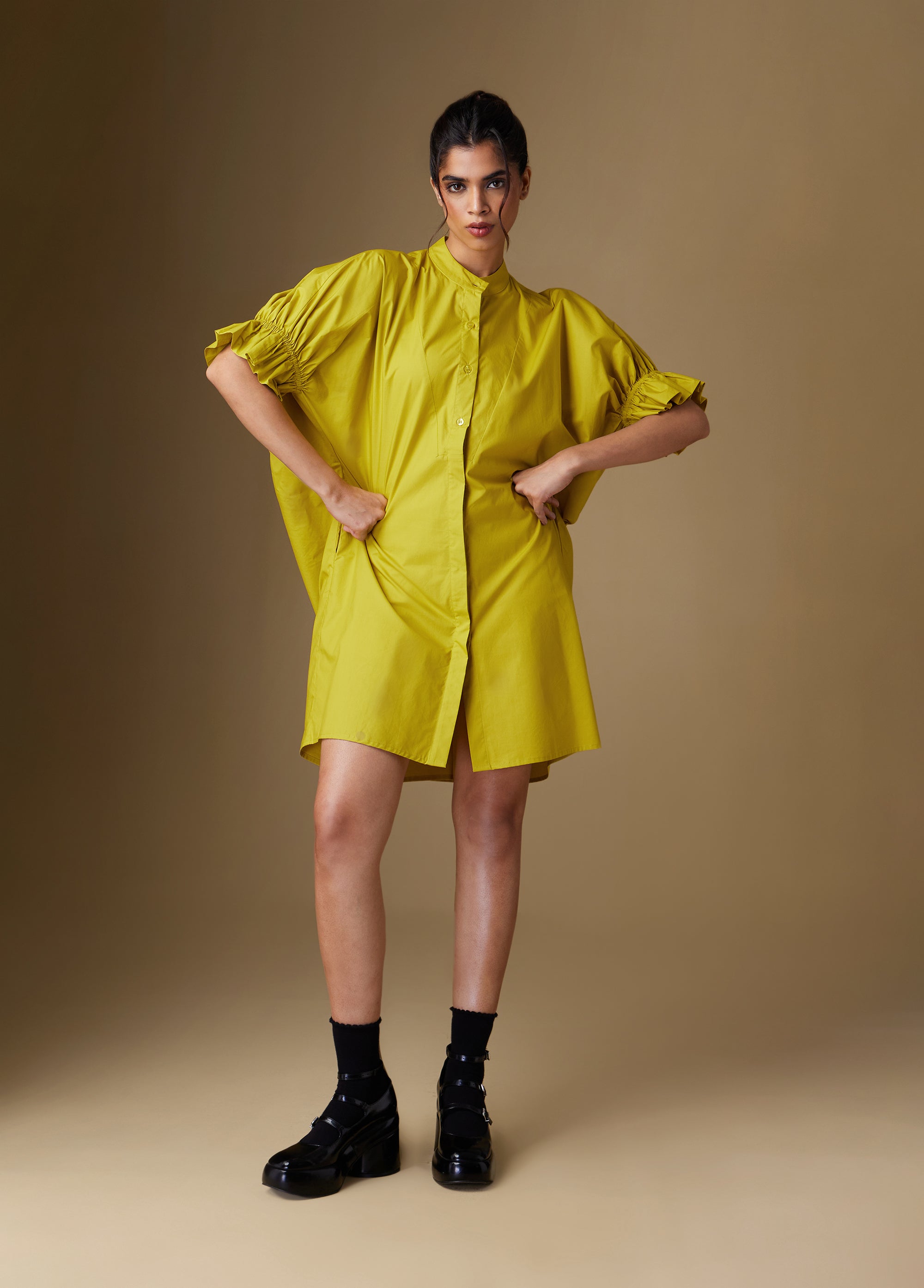 The Easy Pleat Dress