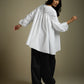 GATHERED FLARE TOP WITH ELASTICATED FRONT AND SLEEVE