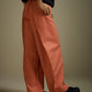 PANTS WITH STRUCTURED SIDE-LEG AND BACK PANEL
