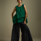 SLEEVELESS TOP WITH HEM DRAPE