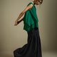 SLEEVELESS TOP WITH HEM DRAPE