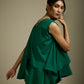 SLEEVELESS TOP WITH HEM DRAPE