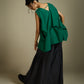 SLEEVELESS TOP WITH HEM DRAPE