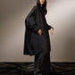 OVERSIZED FLARE SHIRT WITH BACK YOKE AND EMBROIDERED SLEEVE