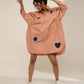 ANTI-FIT DRESS WITH PATCH DETAILS