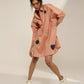 ANTI-FIT DRESS WITH PATCH DETAILS
