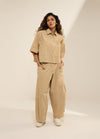PANTS WITH SIDE PLEAT & POCKET
