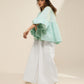 PANTS WITH OVERLAP FLARE & POCKET