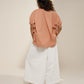 PANTS WITH OVERLAP FLARE & POCKET