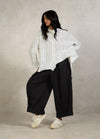 PANTS WITH FRONT PLEAT & CUFF