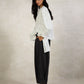 PANTS WITH FRONT PLEAT & CUFF