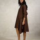 SHIRT DRESS WITH ASYMMETRICAL PANELS
