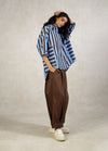 PANTS WITH FRONT PLEAT & CUFF