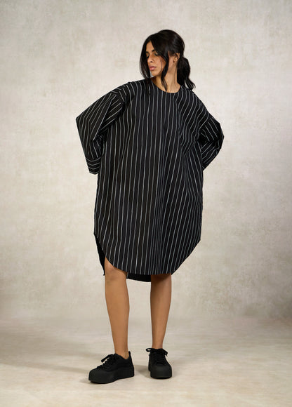 DRESS WITH KIMONO SLEEVE