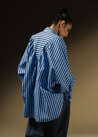 SHIRT WITH BACK YOKE GATHERS