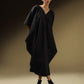 TWO-WAY OVERSIZED DRESS WITH SIDE COWLS