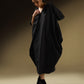 TWO-WAY OVERSIZED DRESS WITH SIDE COWLS