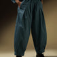 PANTS WITH FRONT AND HEM PLEATS