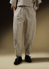 PANTS WITH BACK OVERLAP AND TIE DETAIL