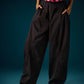 PANTS WITH SIDE PLEAT PANEL