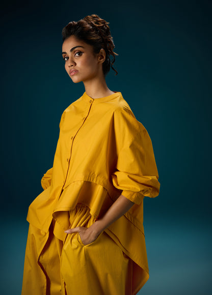 SHIRT WITH SIDE PANEL DETAIL