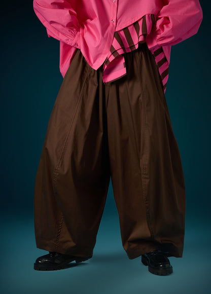 PANTS WITH FRONT COWL PANEL