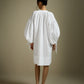 OVERSIZED DRESS WITH EXAGGERATED BALLOON SLEEVES