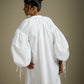 OVERSIZED DRESS WITH EXAGGERATED BALLOON SLEEVES