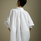 ANTI-FIT SHIRT WITH BACK PLEATS AND ROUNDED HEM