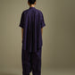 HIGH-LO TOP WITH FLARE AND PLEATED SLEEVE