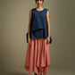 SLEEVELESS TOP WITH HEM DRAPE