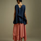 SLEEVELESS TOP WITH HEM DRAPE