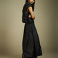SHORT SHIRT WITH PLEATS AND ROUCHE HEM