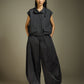 PANTS WITH COWL DRAPE