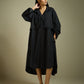 TRENCH STYLE SHIRT-DRESS WITH BACK LAYER