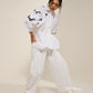 TOP WITH PLEATED FRONT AND PLACKET