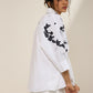 TOP WITH PLEATED FRONT AND PLACKET