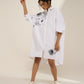 ANTI-FIT SHIRT-DRESS  WITH BACK PLEATES